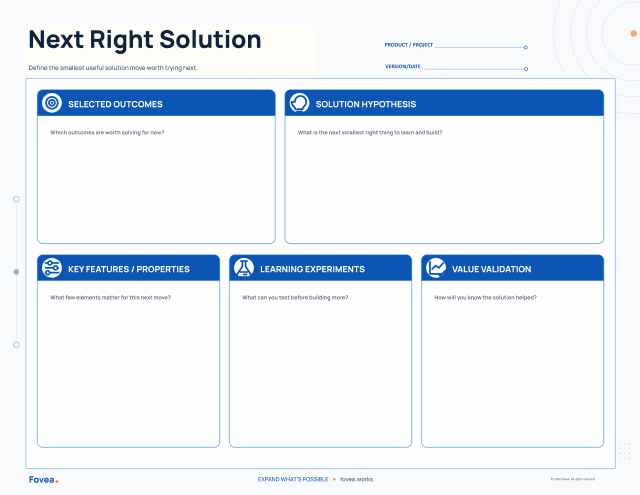 Preview of the Next Right Solution worksheet